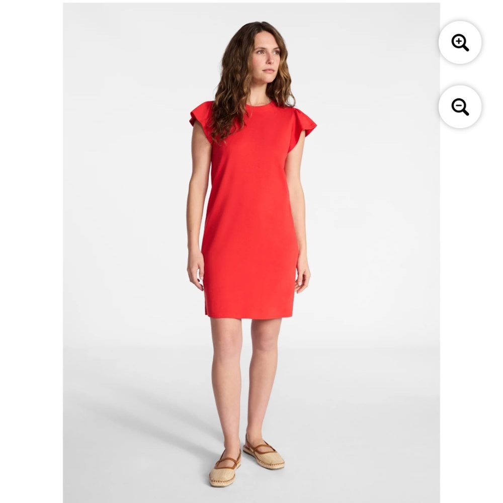 Time and Tru Women’s Red T-Shirt Dress Size XL NWT - Picture 2 of 5